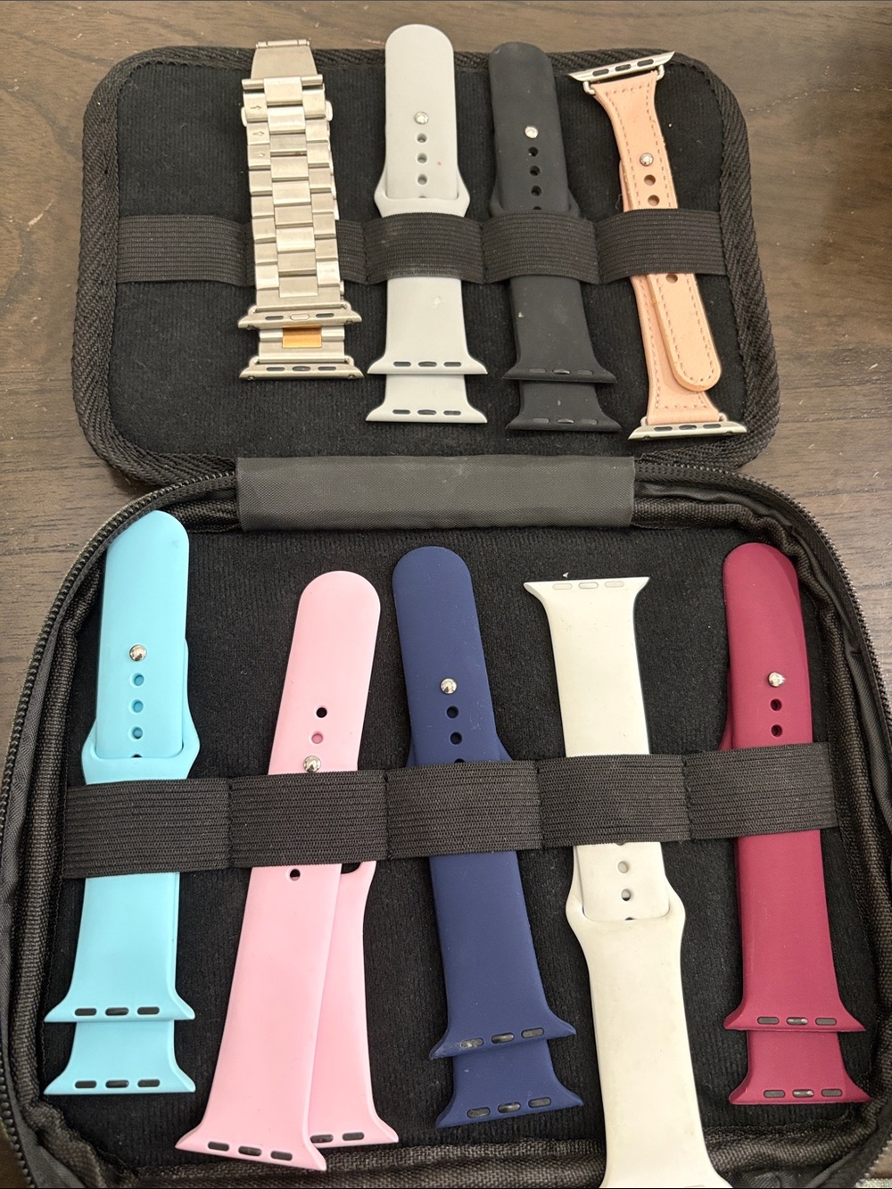 Mixed Apple Watch Bands Bundle in Red, Green, Coral & Mint